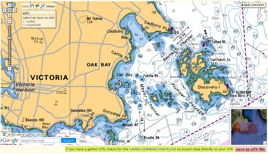 Nautical Charts Canada